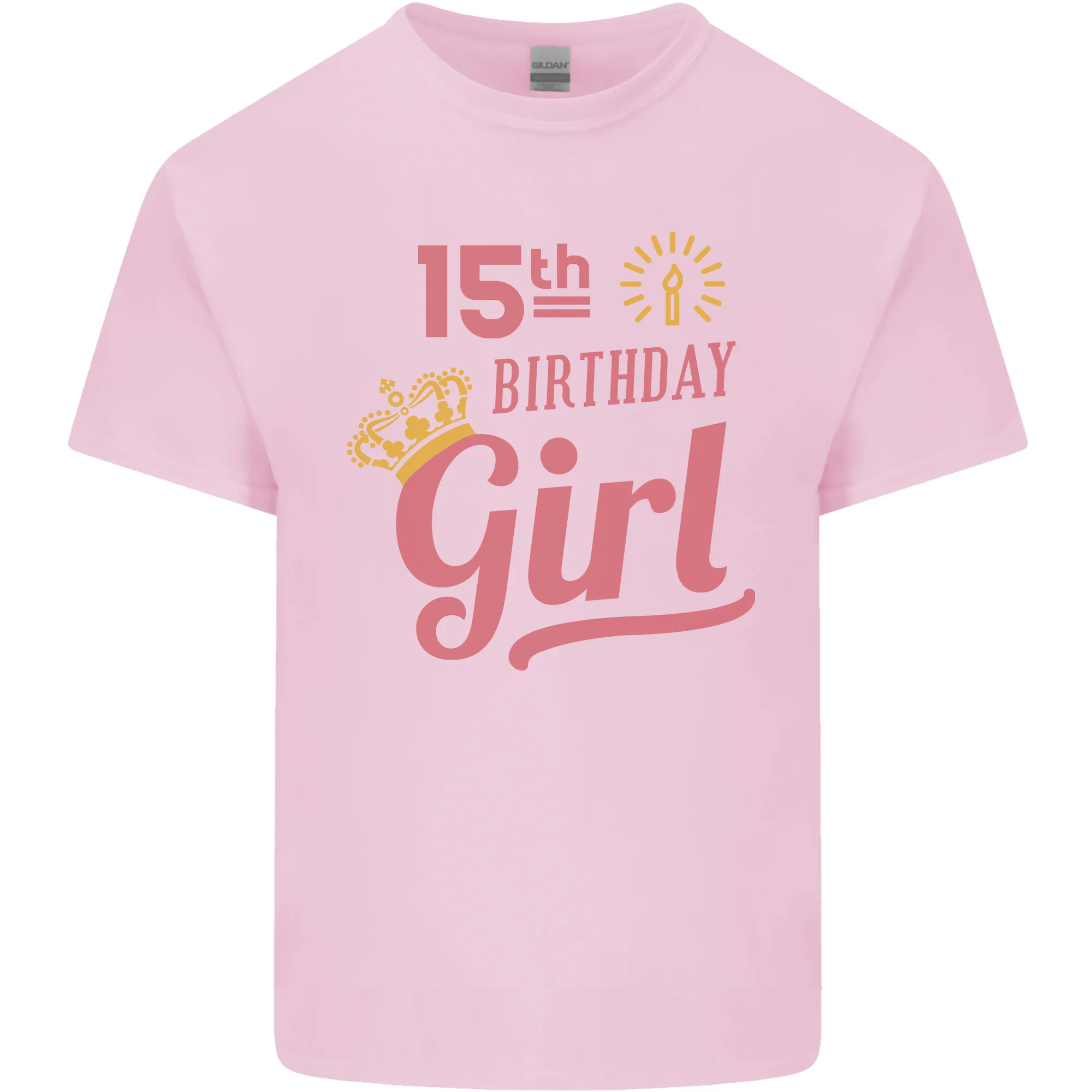 15th Birthday Girl 15 Year Old Princess Kids T-Shirt Childrens