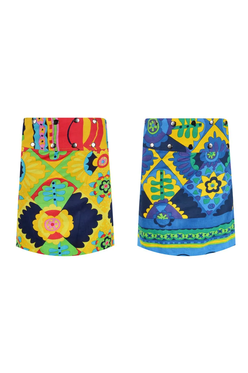 Aluula Short Reversible Button Skirt