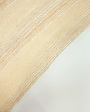 BEIGE PLEATED ORGANZA FABRIC