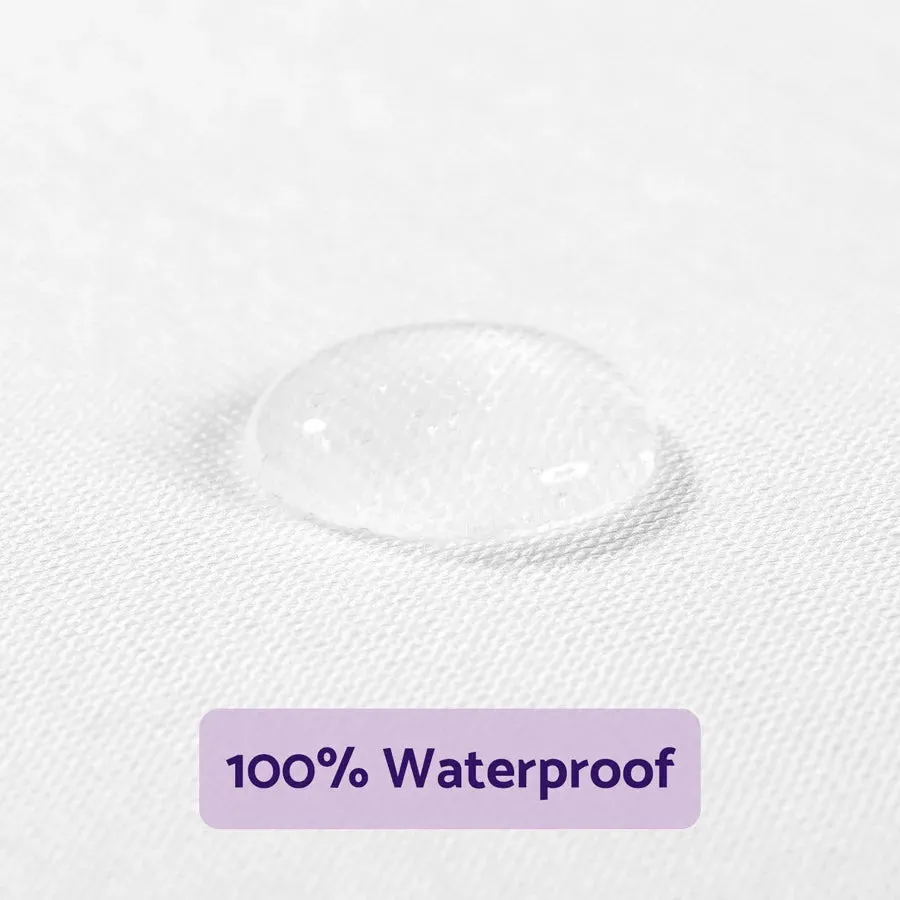 Clevamama Tencel Fitted Waterproof Mattress Protector - 70 x 140 x 25 cm