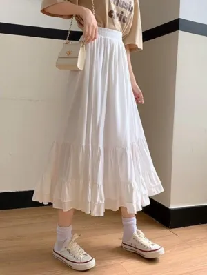 Elegant Ruffled Skirt