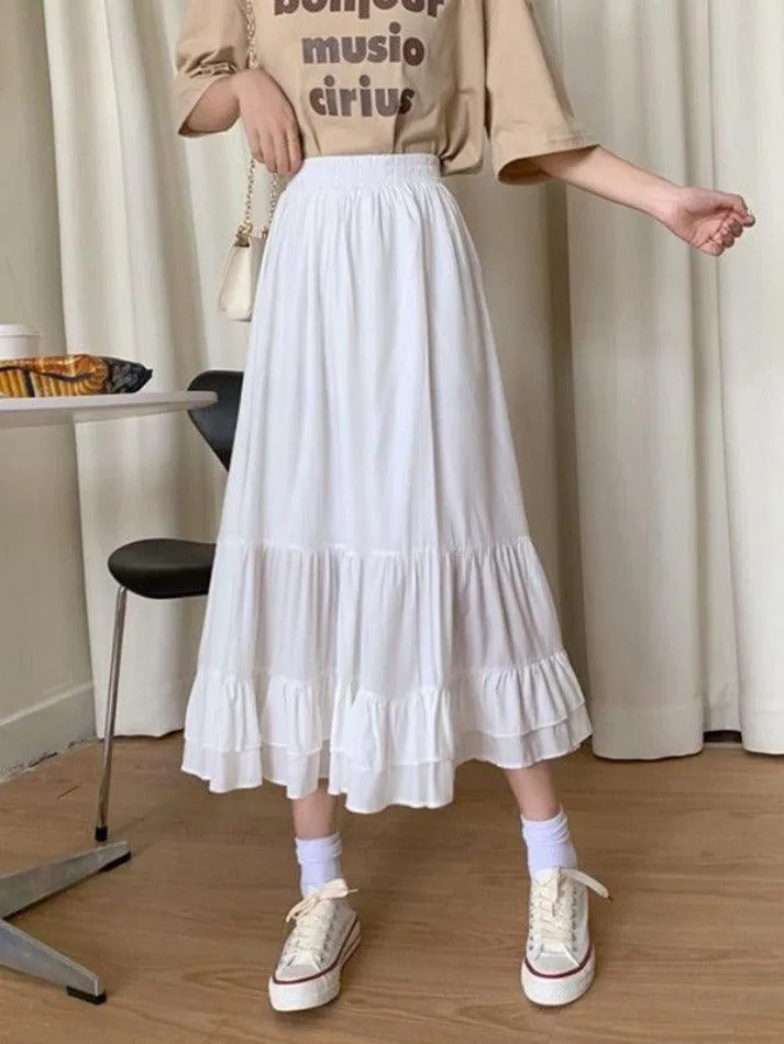 Elegant Ruffled Skirt
