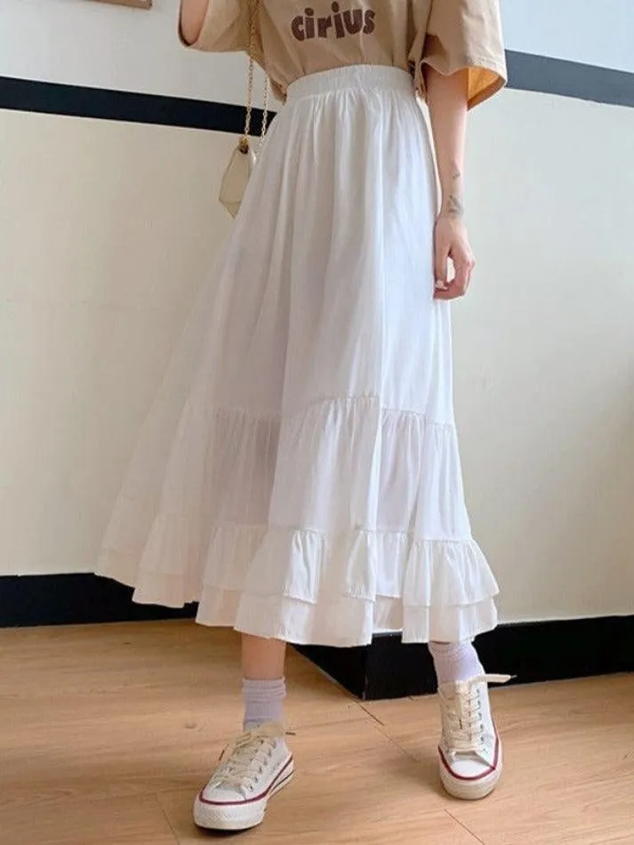 Elegant Ruffled Skirt