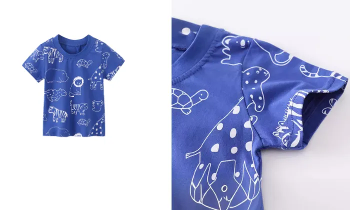 Girls' Cotton Short-Sleeve T-Shirt