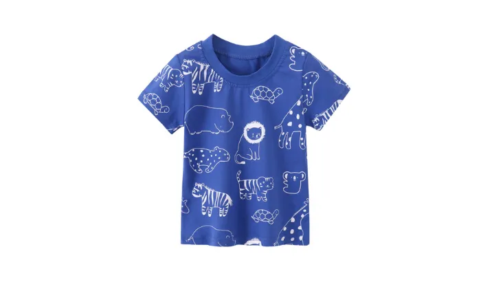 Girls' Cotton Short-Sleeve T-Shirt