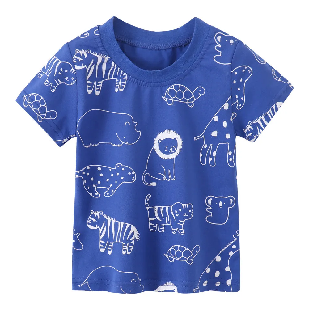 Girls' Cotton Short-Sleeve T-Shirt