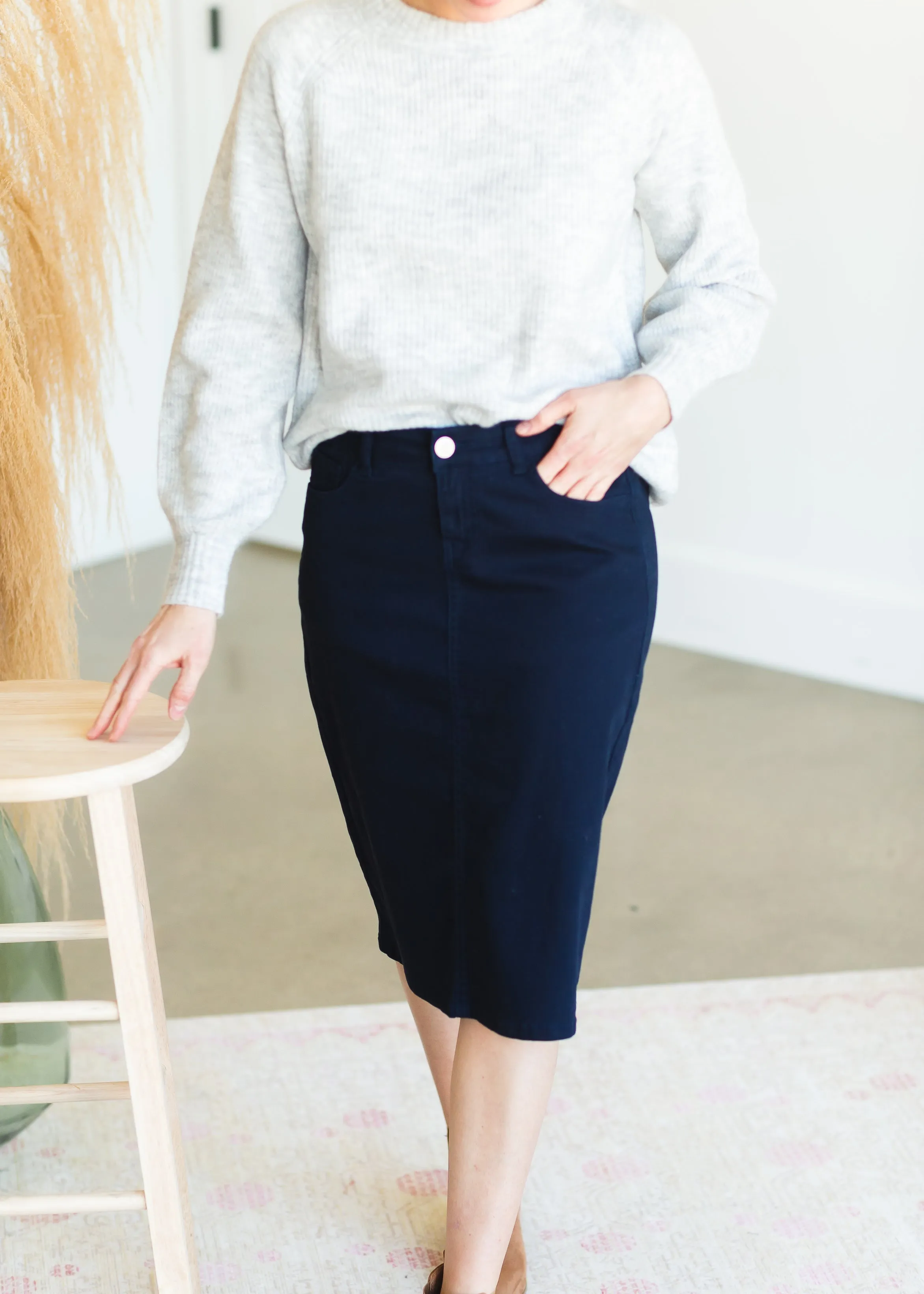 Gray Balloon Sleeve Sweater - FINAL SALE