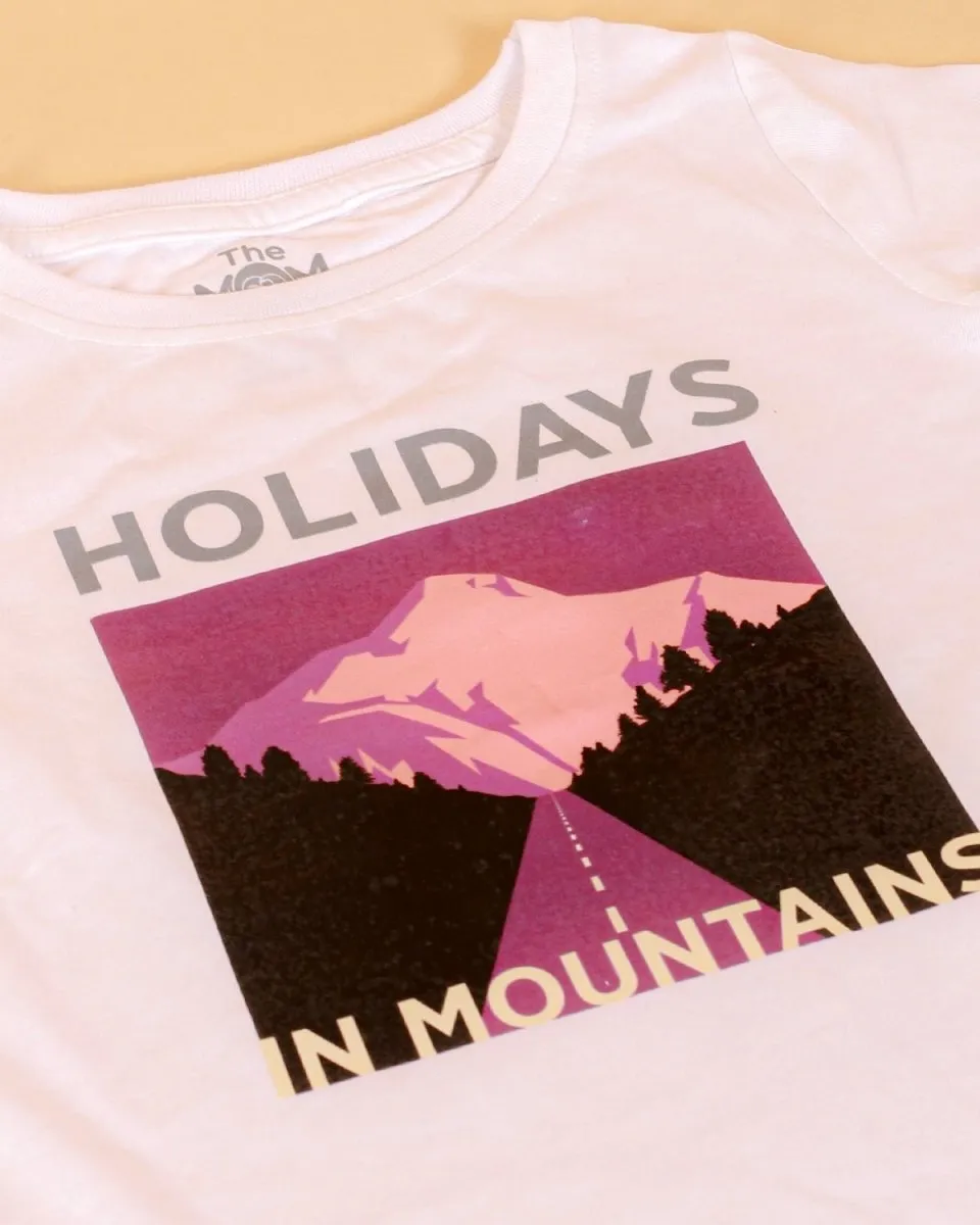 Holidays In Mountains Boys T-Shirt And Cargo Set