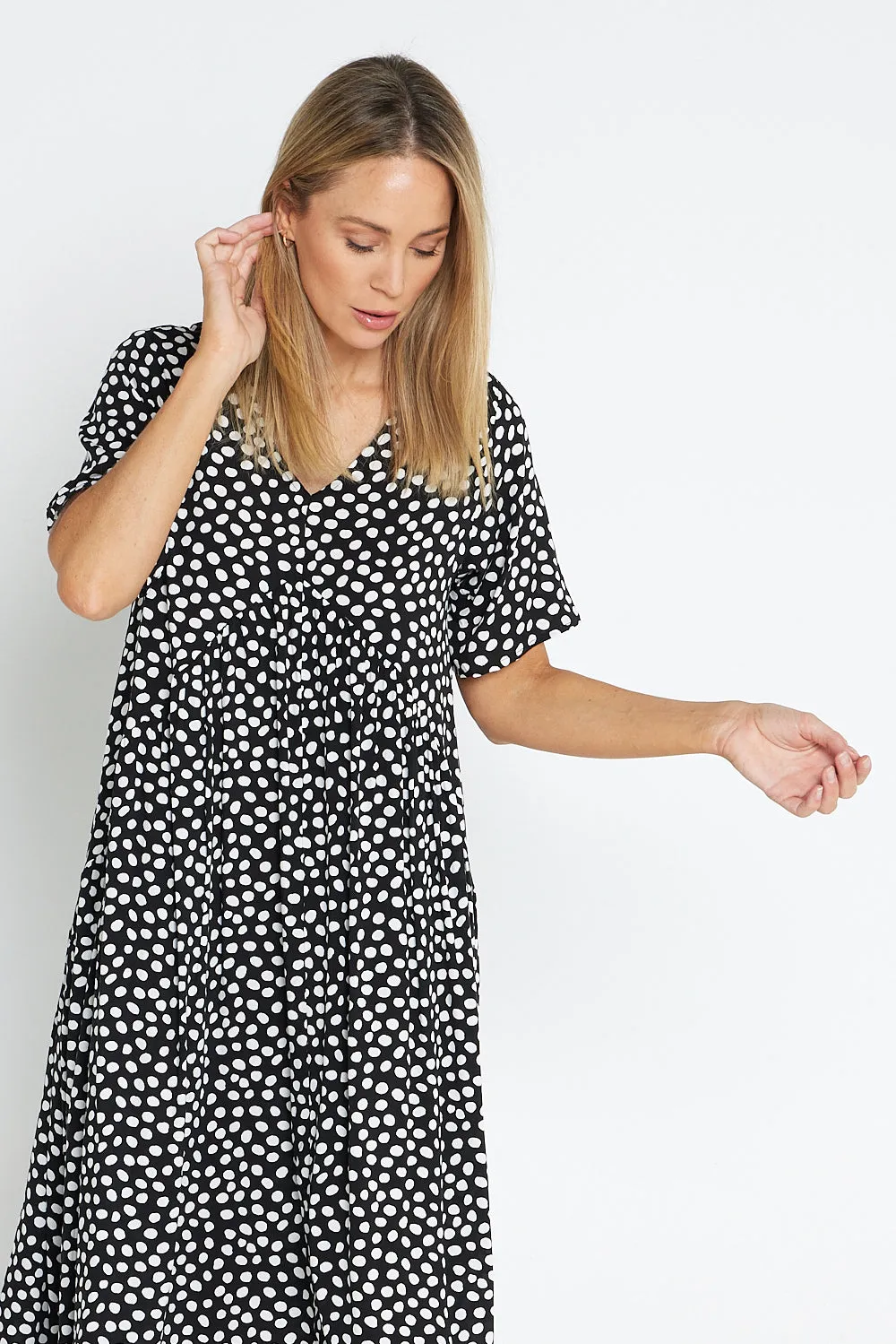 Hollis Dress - Black Spot