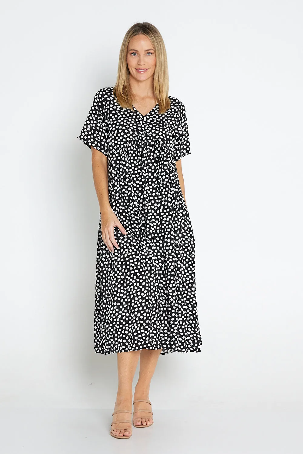 Hollis Dress - Black Spot