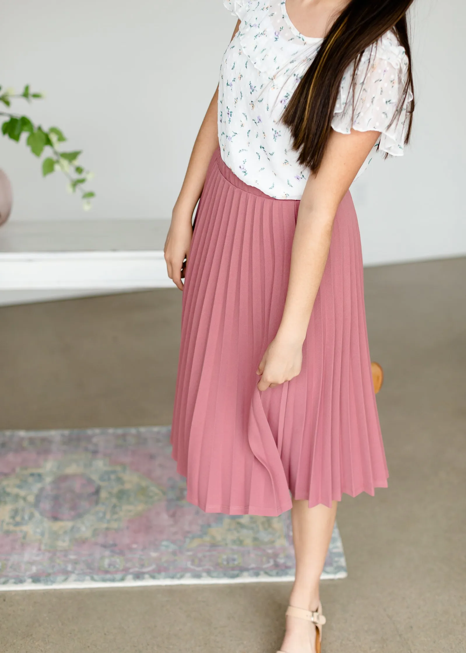 Ivory Textured Floral Top - FINAL SALE