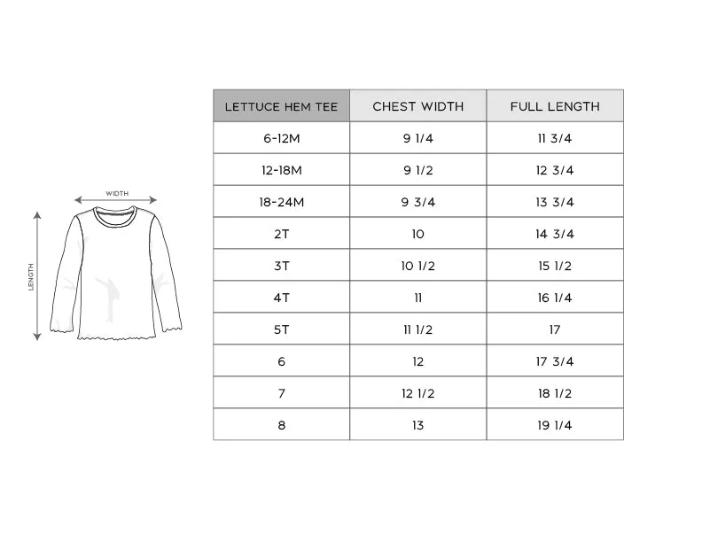 Lettuce Hem Tee