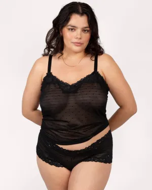 Sheer Whisper 2Pc Set  - Onyx