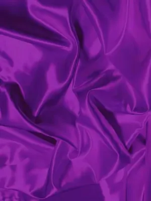 Solid Shiny Bridal Satin Fabric / Purple / Sold By The Yard Solid Shiny Bridal Satin Fabric / Purple / Sold By The Yard
