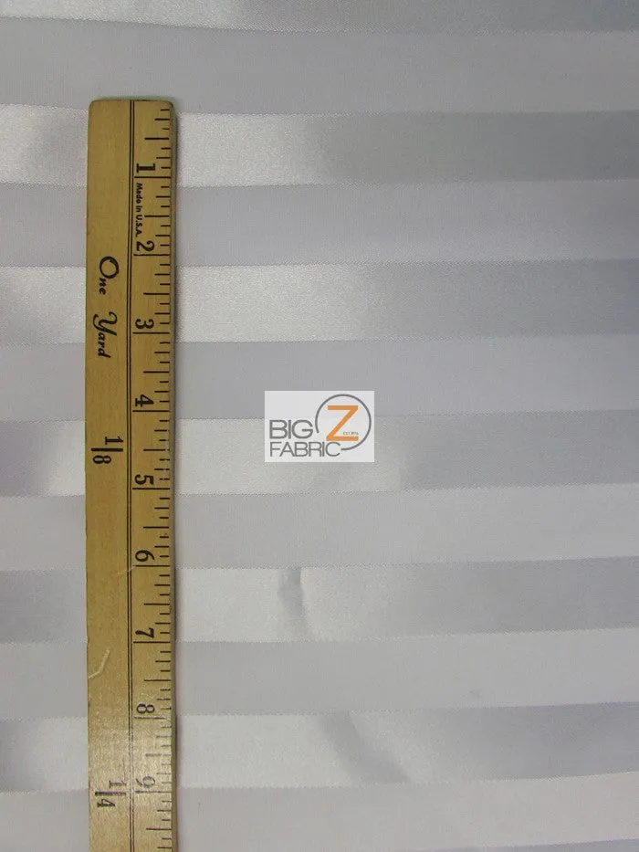 Stripe Jacquard Bridal Satin Fabric / Gold / Sold By The Yard