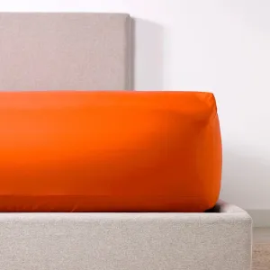 Sunkissed Orange Fitted Sheet