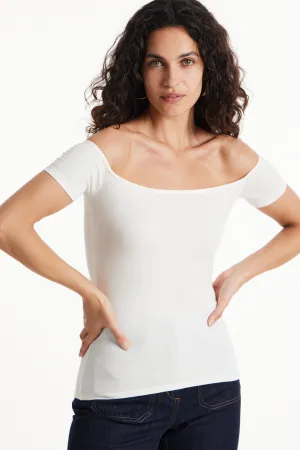 Uma Top in Eco white