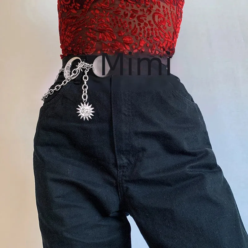 Versatile Metallic Finish Waist Chain