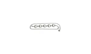 Versatile Metallic Finish Waist Chain