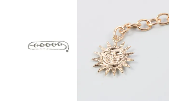 Versatile Metallic Finish Waist Chain