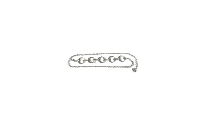 Versatile Metallic Finish Waist Chain