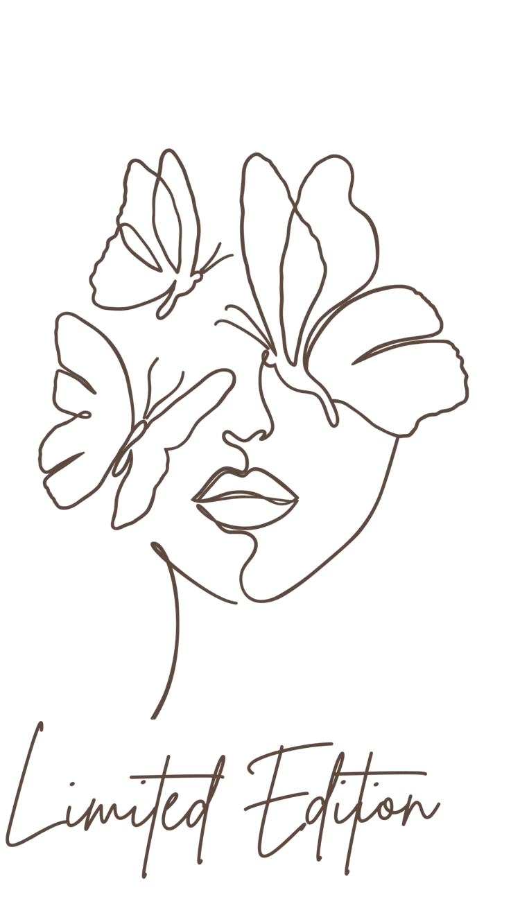 Women's 'Limited Edition' Cotton Oversized Tee with Minimalistic Woman Outline Design