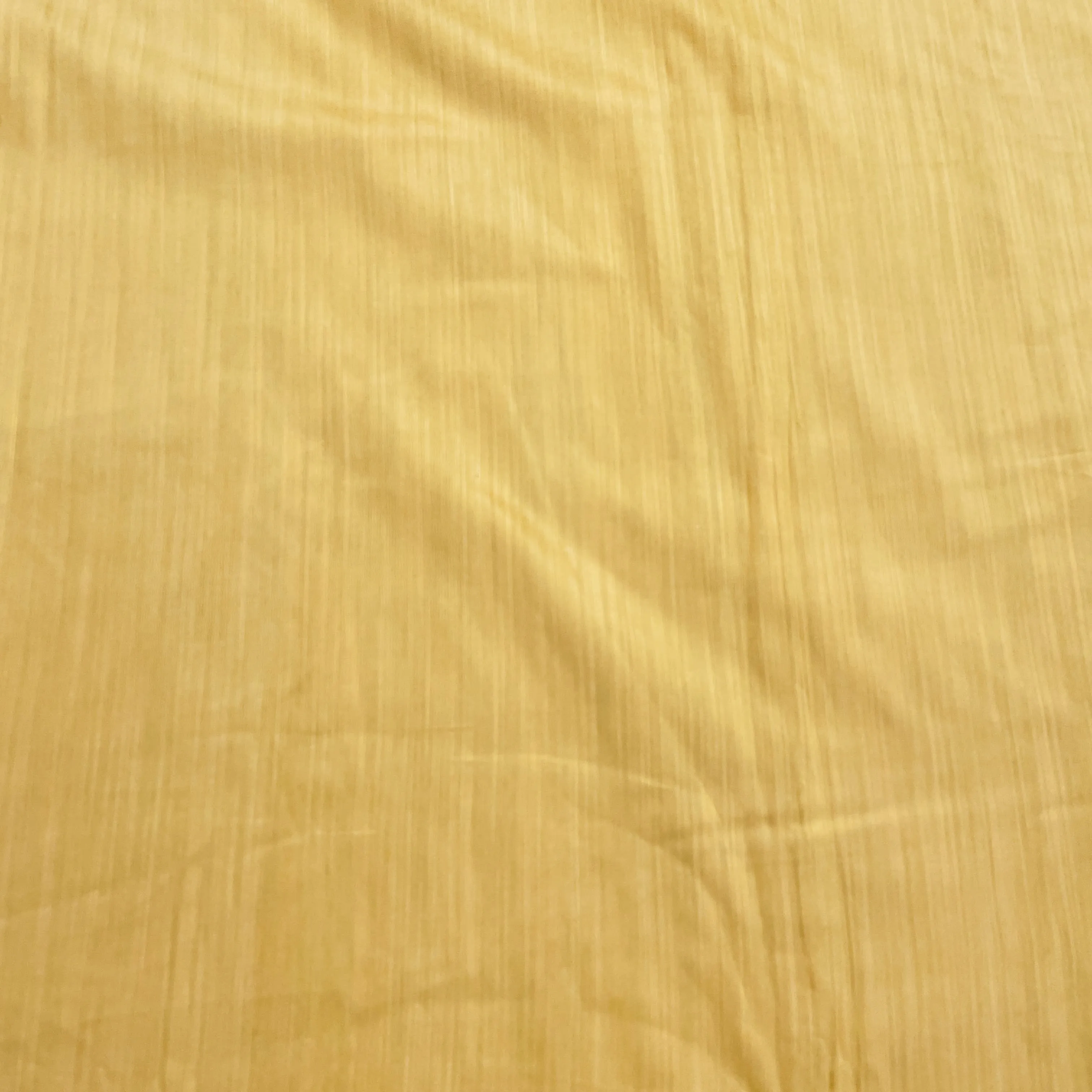 Yellow Solid Banarasi Cotton Slub Fabric